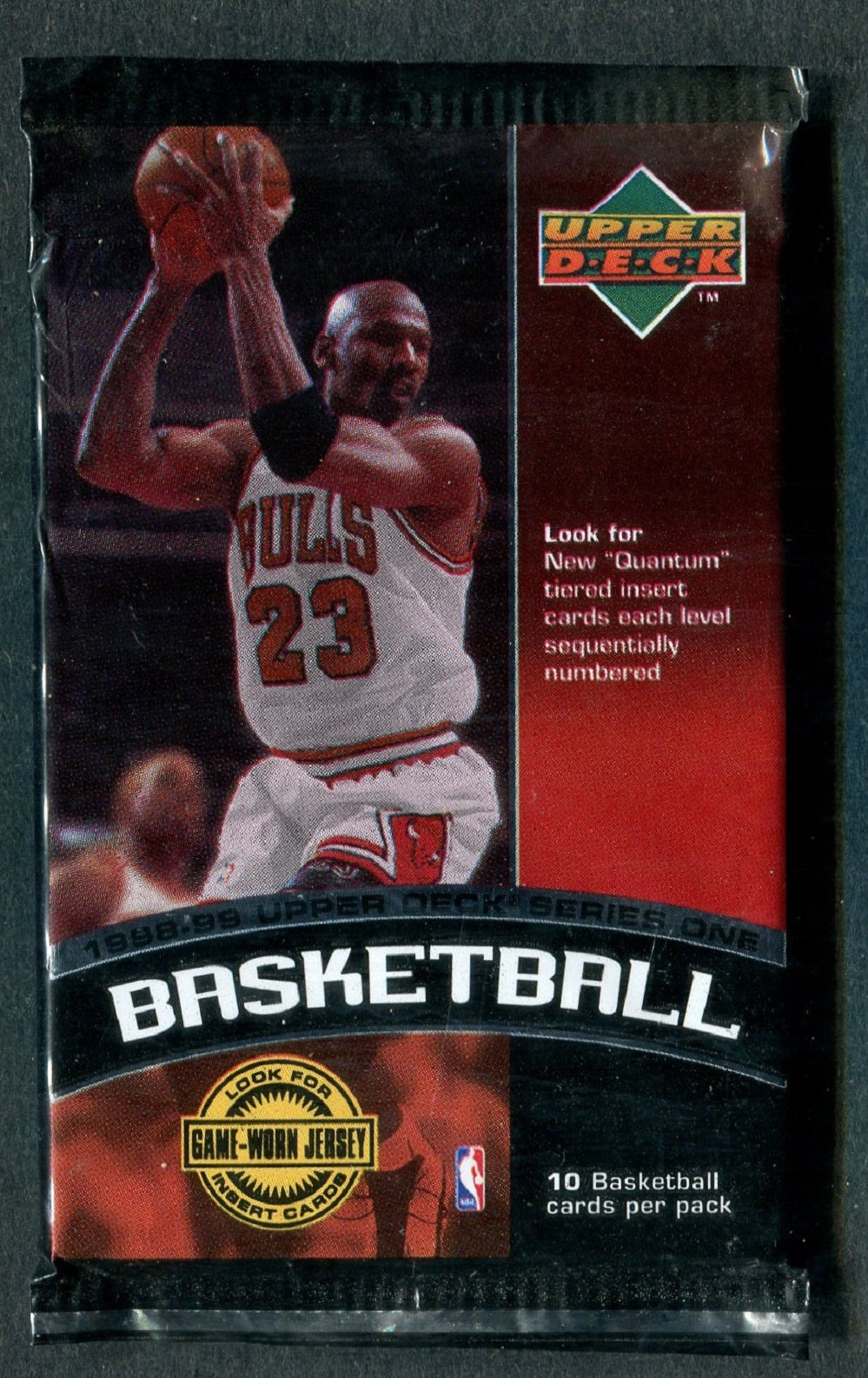 1998/99 Upper Deck Basketball Unopened Series 1 Pack (/10)