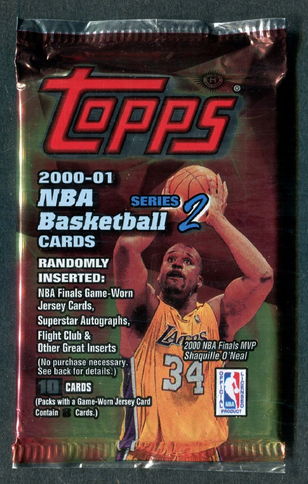 2000/01 Topps Basketball Unopened Series 2 Pack (Hobby)