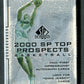 2000/01 Upper Deck SP Top Prospects Basketball Unopened Pack