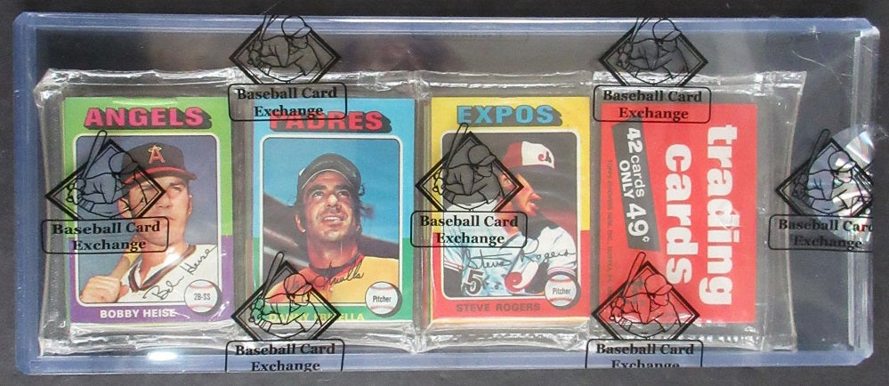 1975 Topps Baseball Unopened Rack Pack (BBCE)