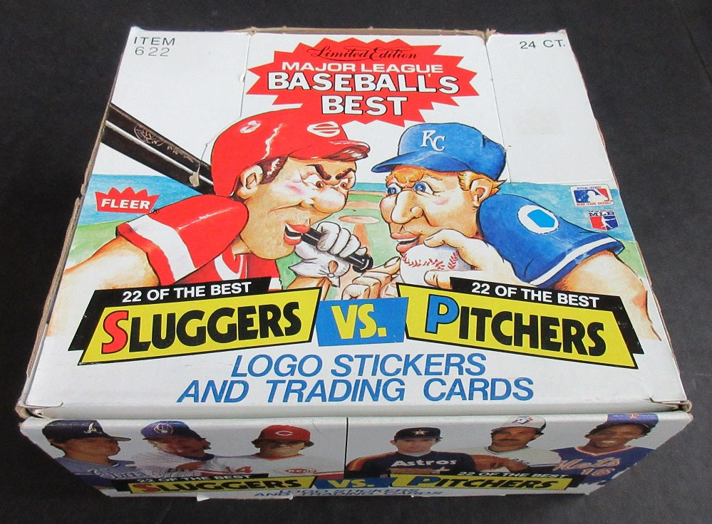 1986 Fleer Baseball's Best Sluggers vs. Pitchers Factory Set Box (24 Sets)