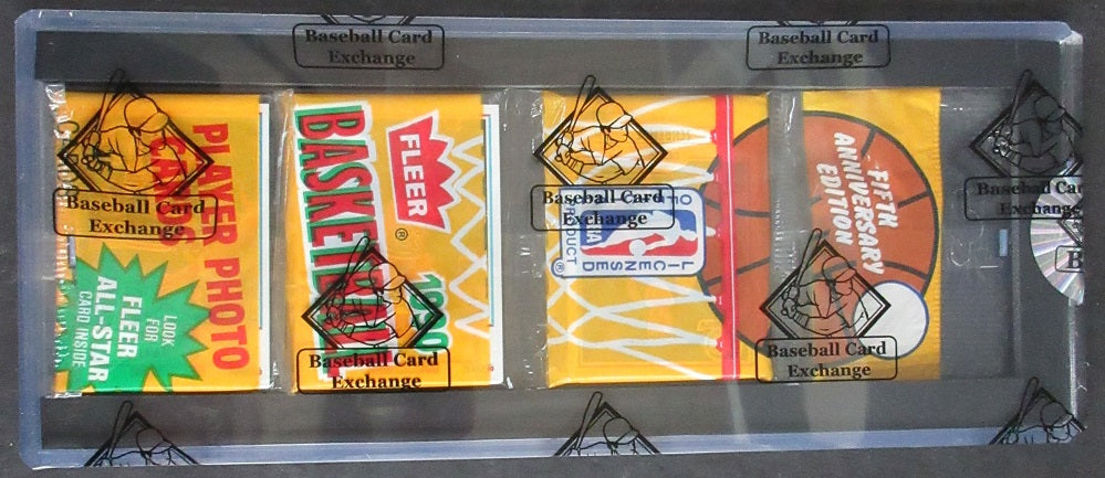 1990/91 Fleer Basketball Unopened Rack Pack (BBCE) (Jordan Top)