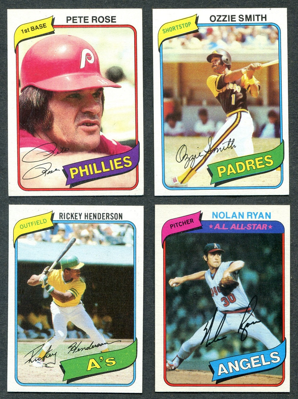 1980 Topps Baseball Complete Set NM NM/MT (726) (23-323)