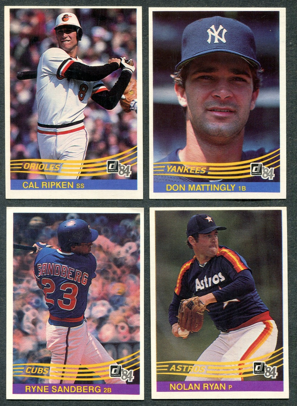 1984 Donruss Baseball Complete Set NM (660) (23-341)