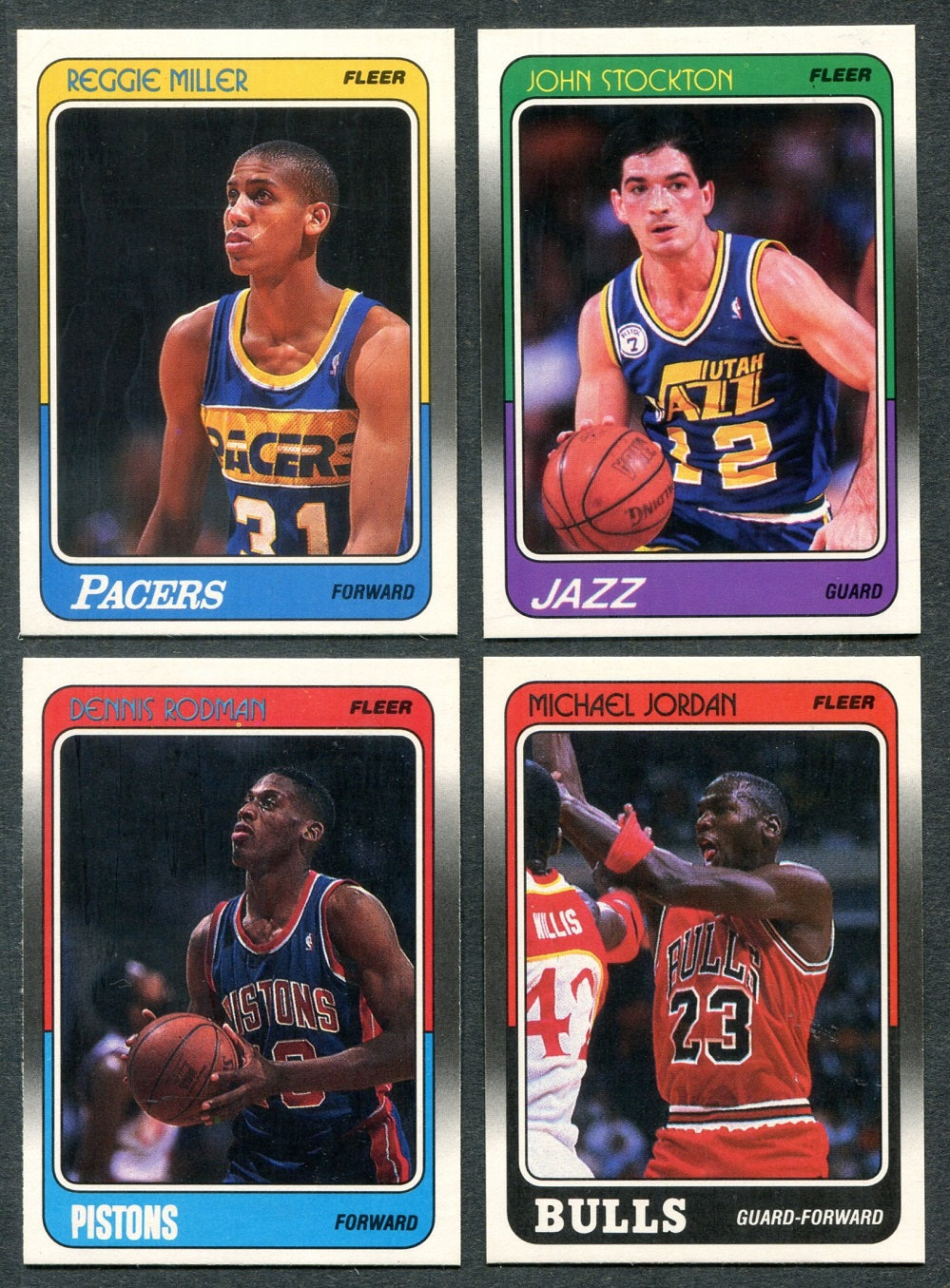 1988/89 Fleer Basketball Complete Set (132) (23-347)