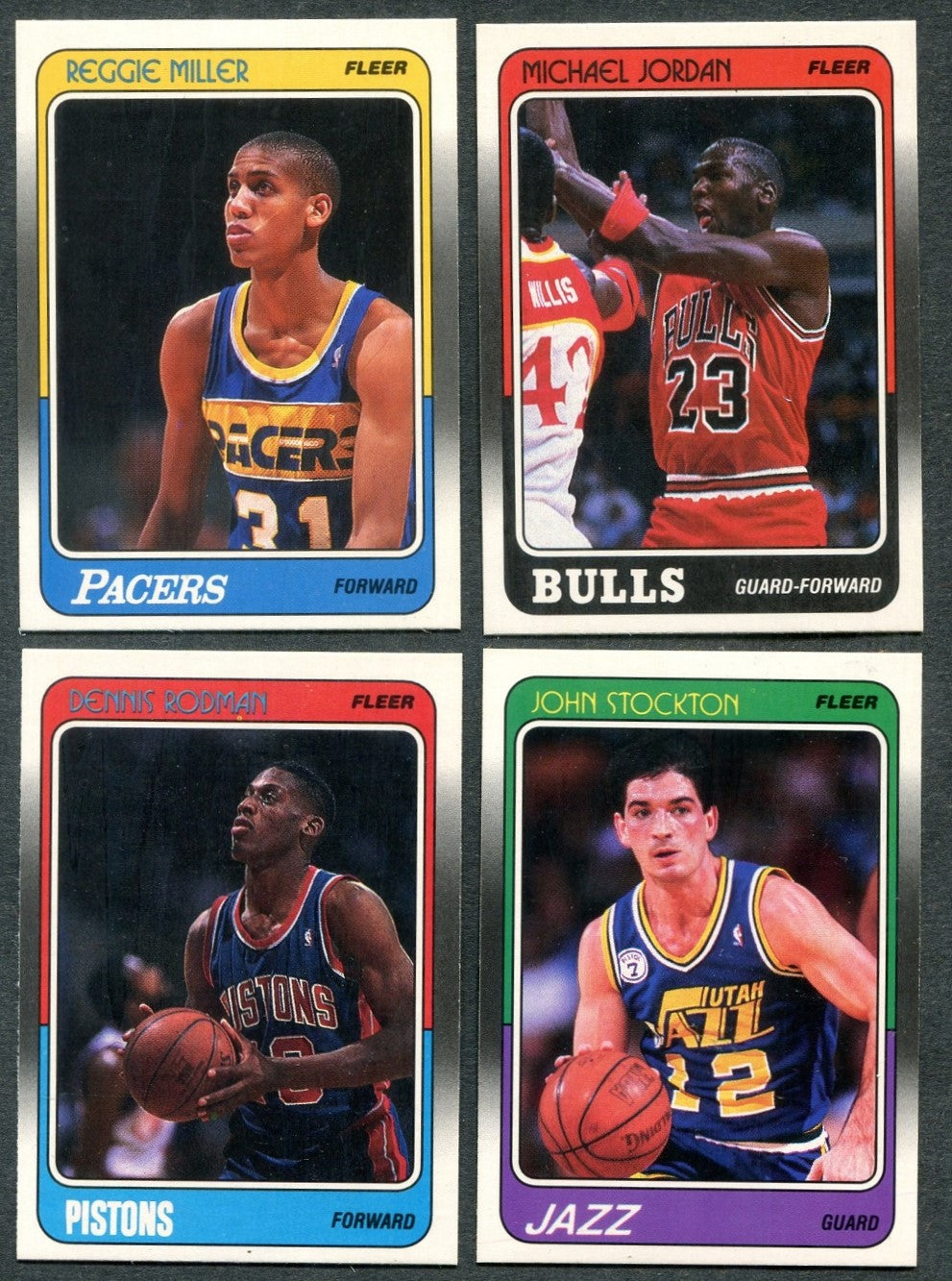 1988/89 Fleer Basketball Complete Set (132) (23-348)