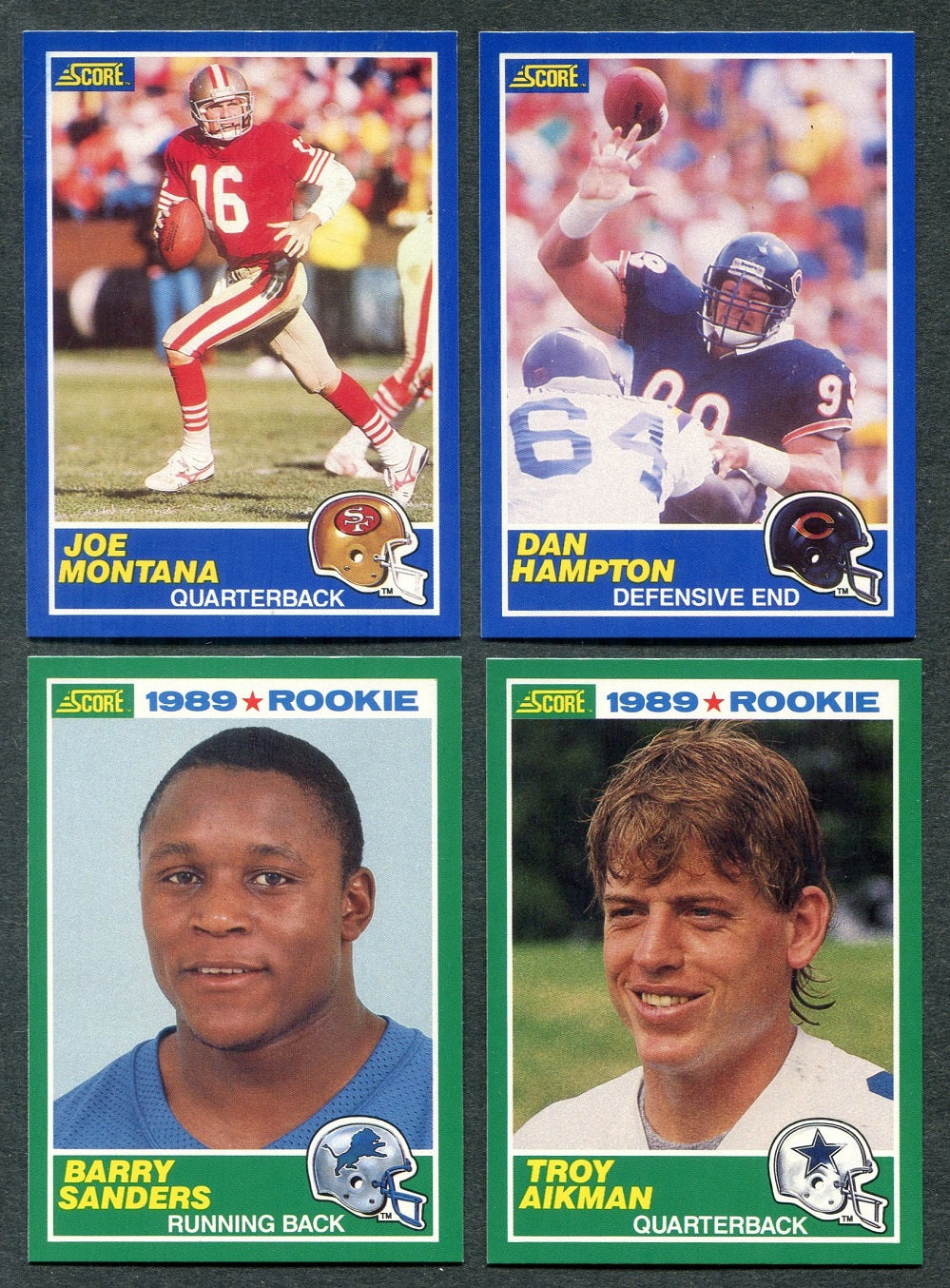 1989 Score Football Complete Set NM/MT (330) (23-351)