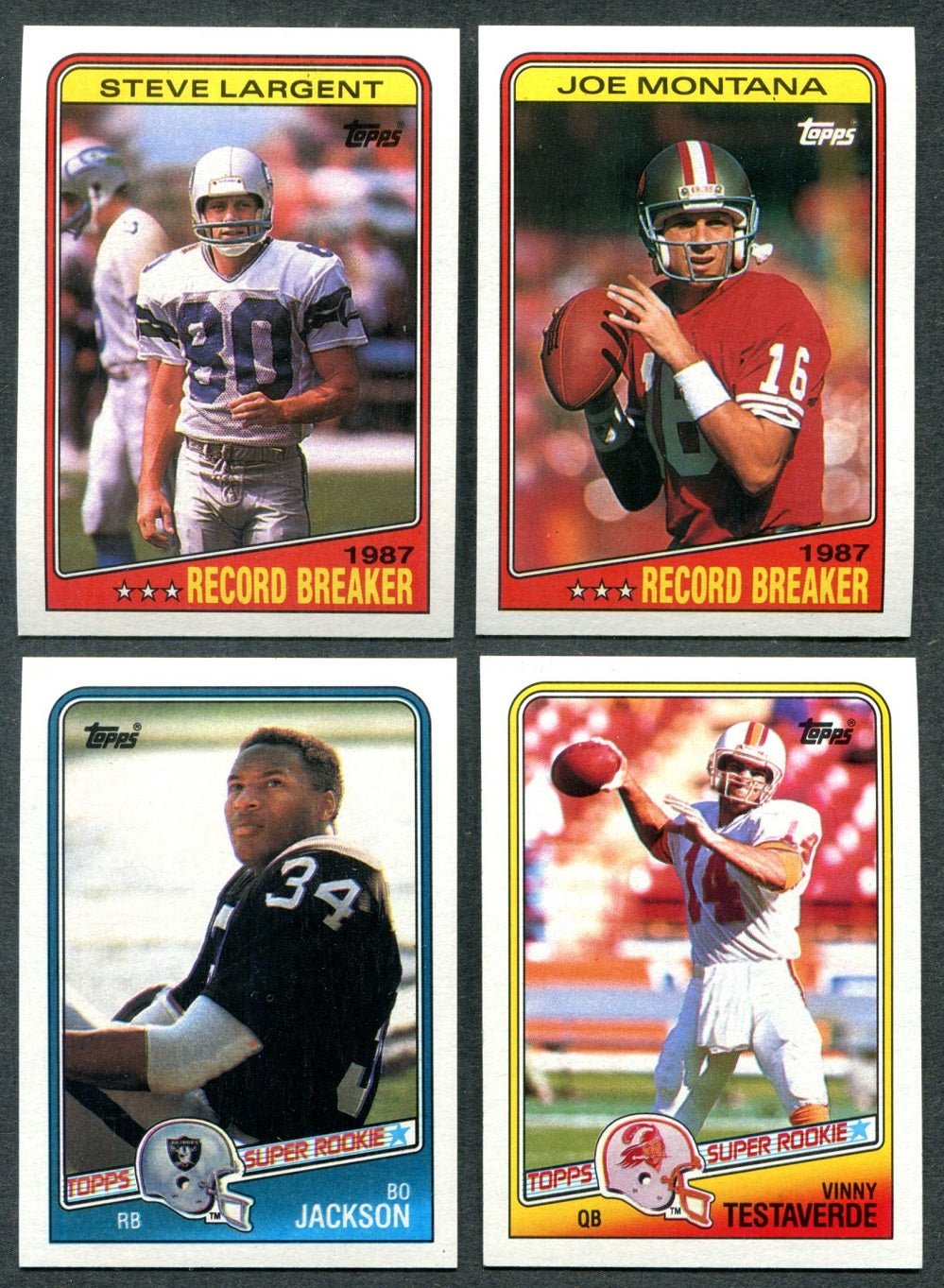 1988 Topps Football Complete Set NM/MT (396) (24-351)