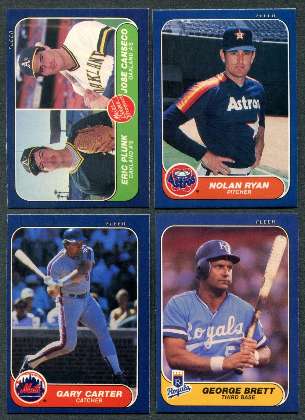 1986 Fleer Baseball Complete Set NM NM/MT (660) (24-355)