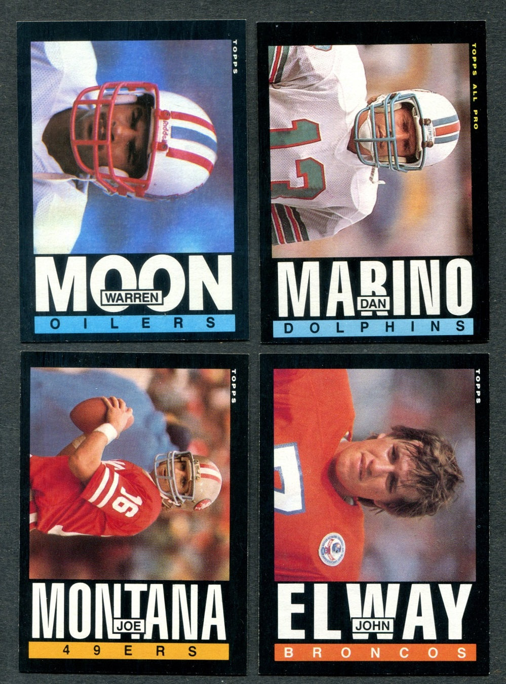 1985 Topps Football Complete Set NM (396) (24-343)