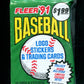 1991 Fleer Baseball Unopened Jumbo Pack (53/4)