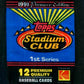 1991 Topps Stadium Club Baseball Unopened Series 1 Pack