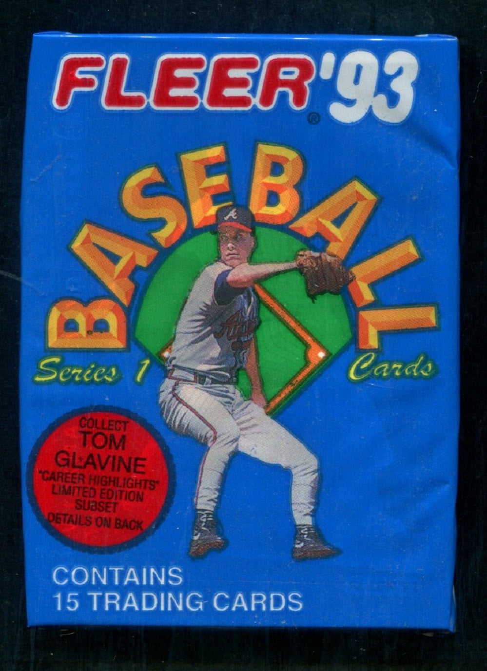 1993 Fleer Baseball Unopened Series 1 Pack