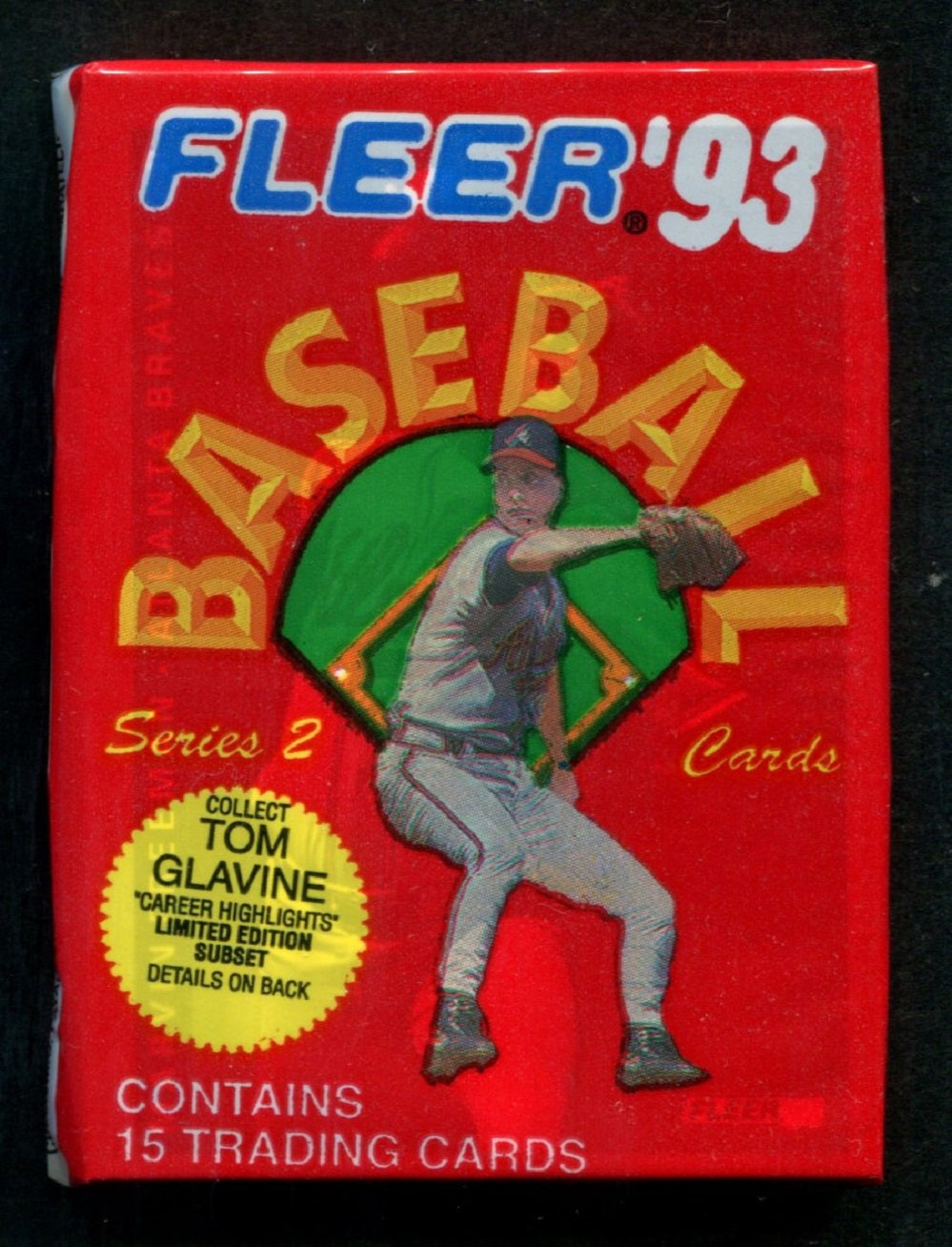 1993 Fleer Baseball Unopened Series 2 Pack