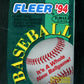 1994 Fleer Baseball Unopened Jumbo Pack (Pre-Priced)