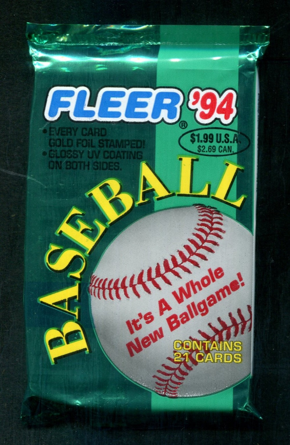 1994 Fleer Baseball Unopened Jumbo Pack (Pre-Priced)