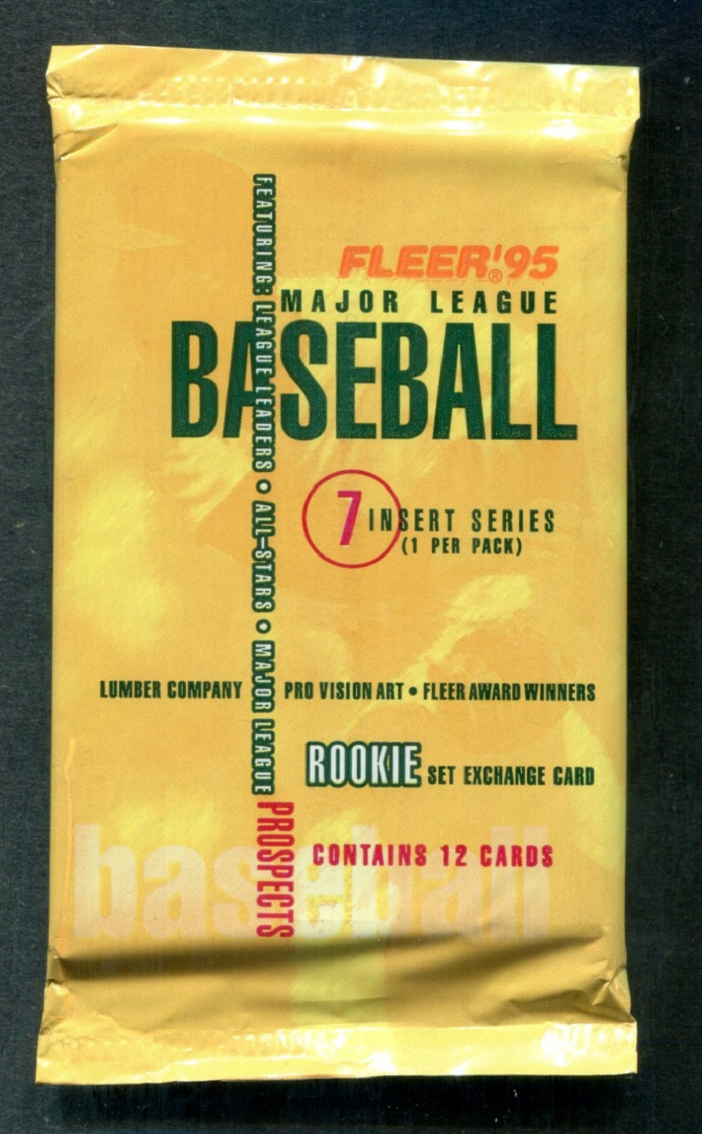 1995 Fleer Baseball Unopened Pack