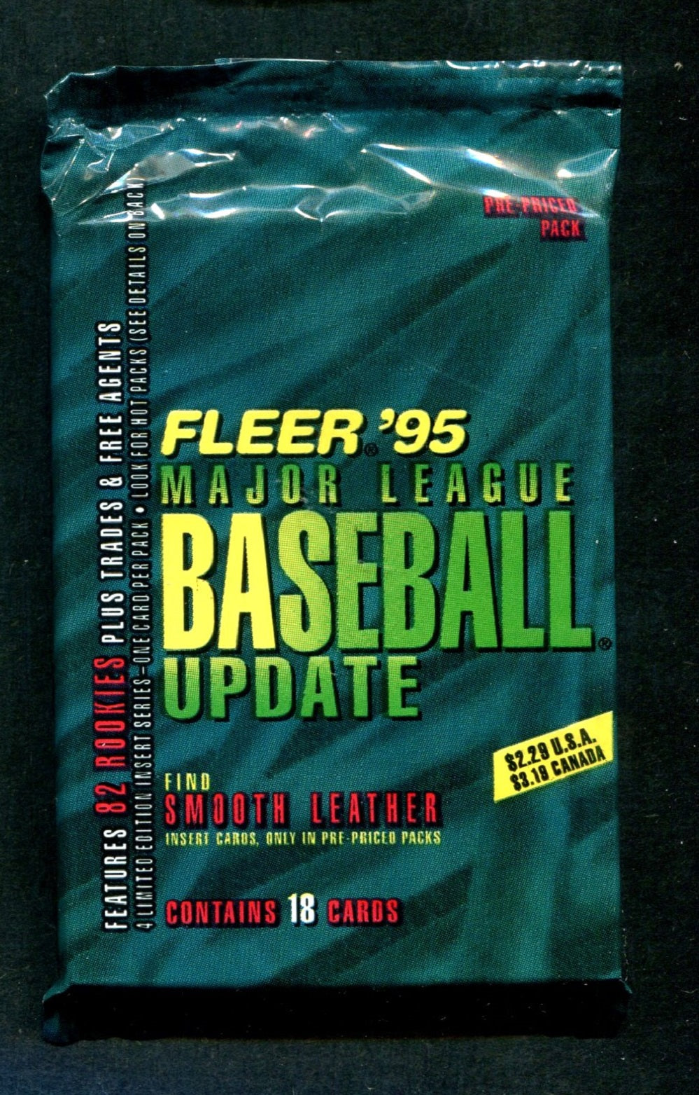 1995 Fleer Baseball Unopened Update Pack (Pre-Priced)