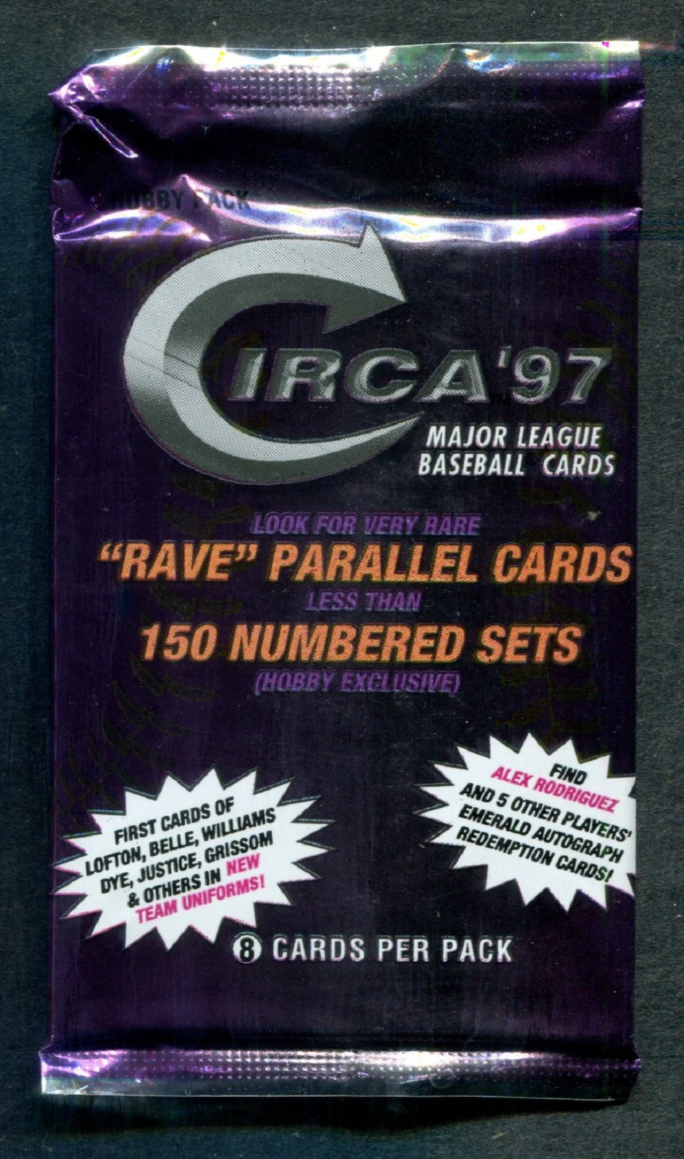 1997 Fleer Circa Baseball Unopened Pack (Hobby)