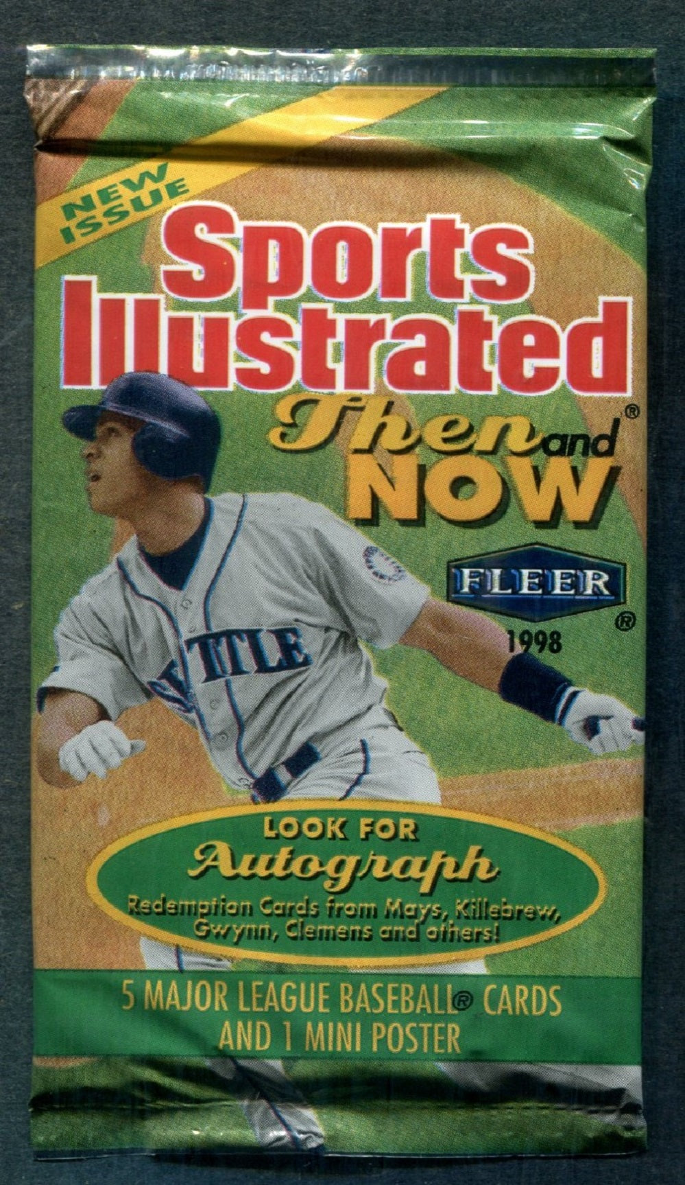 1998 Fleer Sports Illustrated Then and Now Baseball Pack