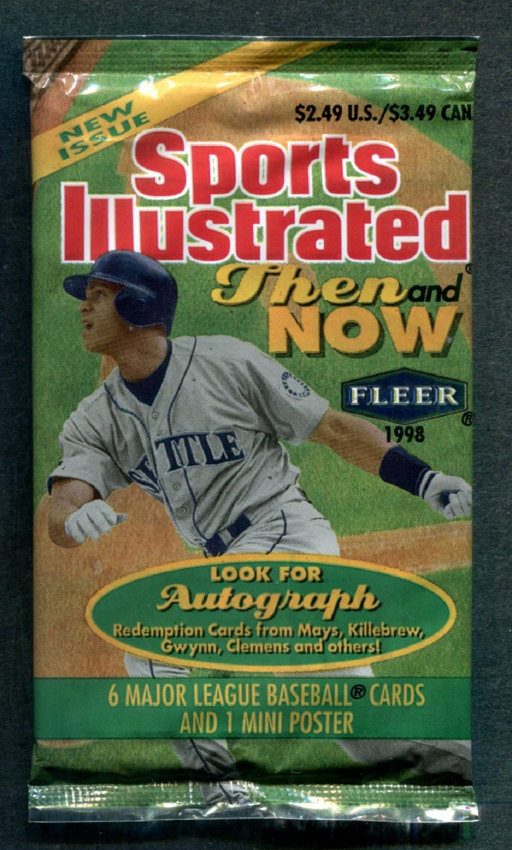 1998 Fleer Sports Illustrated Then and Now Baseball Pack (Pre-Priced)