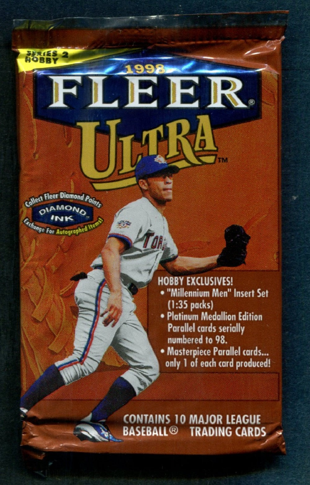 1998 Fleer Ultra Baseball Unopened Series 2 Pack (Hobby)