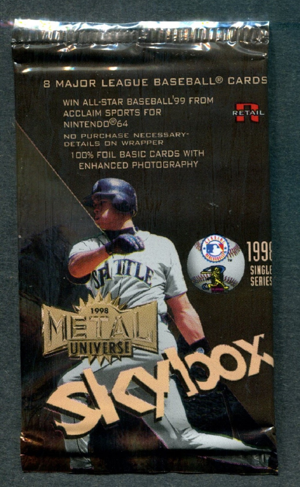 1998 Skybox Metal Universe Baseball Unopened Pack (Retail)