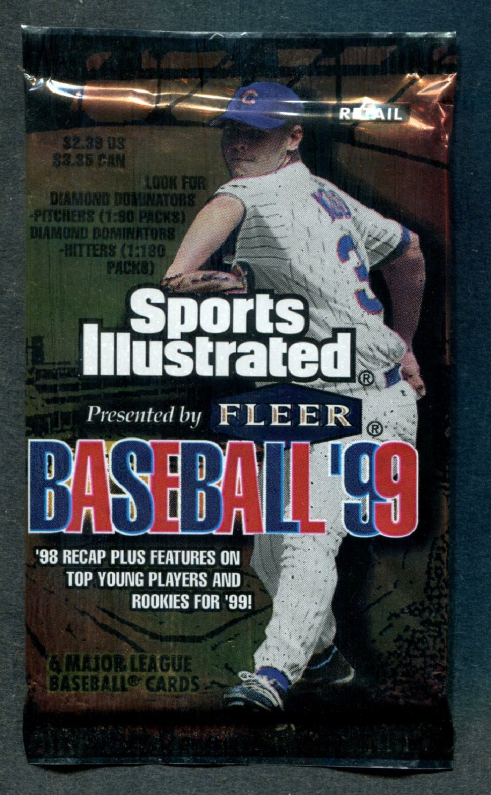 1999 Fleer Sports Illustrated Baseball Unopened Pack (Retail) (Pre-Priced)