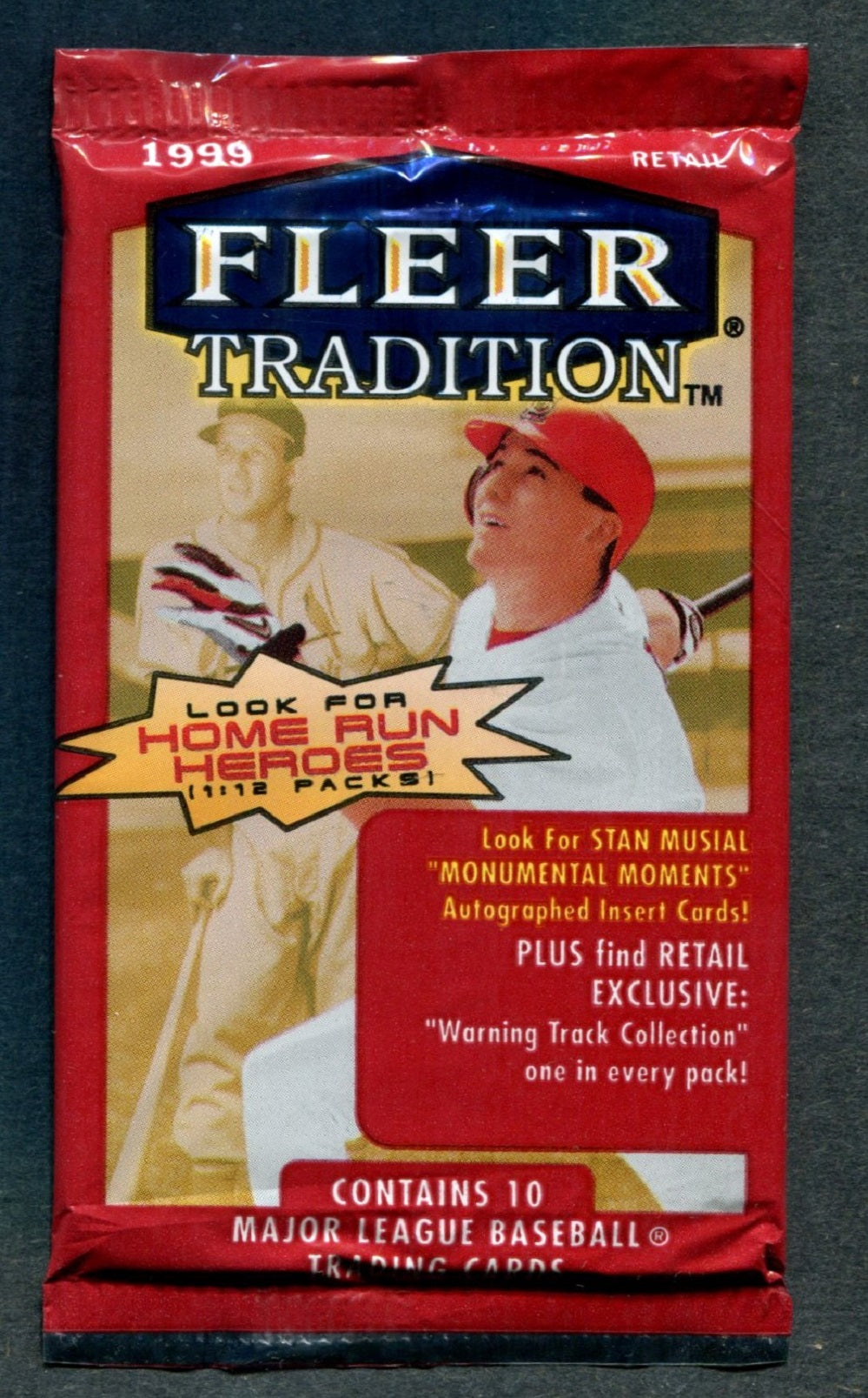 1999 Fleer Tradition Baseball Unopened Pack (Retail) (10)