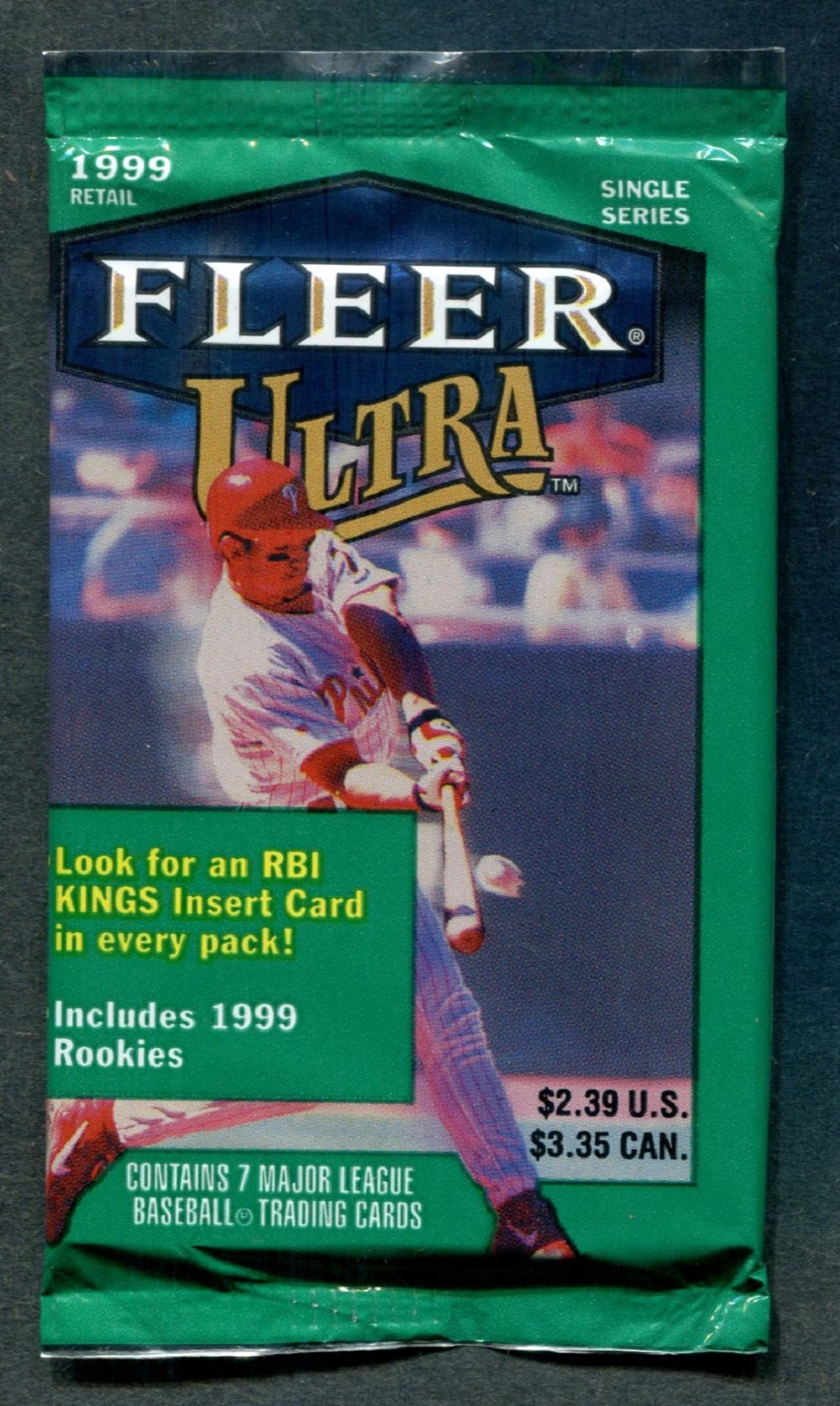 1999 Fleer Ultra Baseball Unopened Pack (Retail) (Pre-Priced)