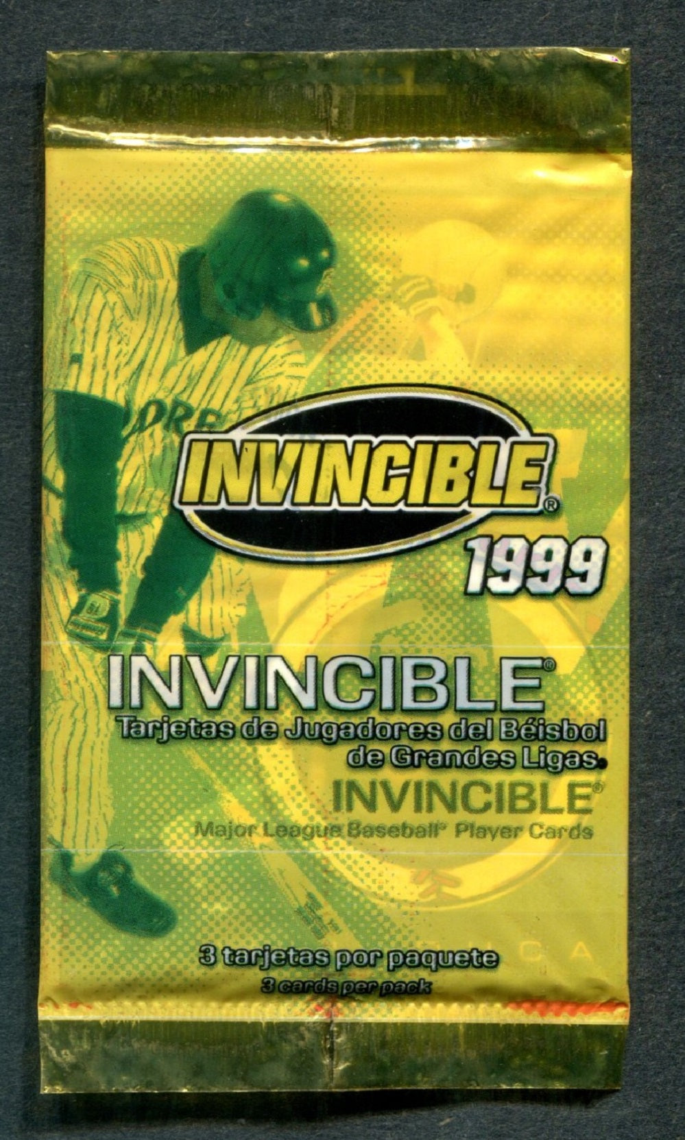 1999 Pacific Invincible Baseball Unopened Pack