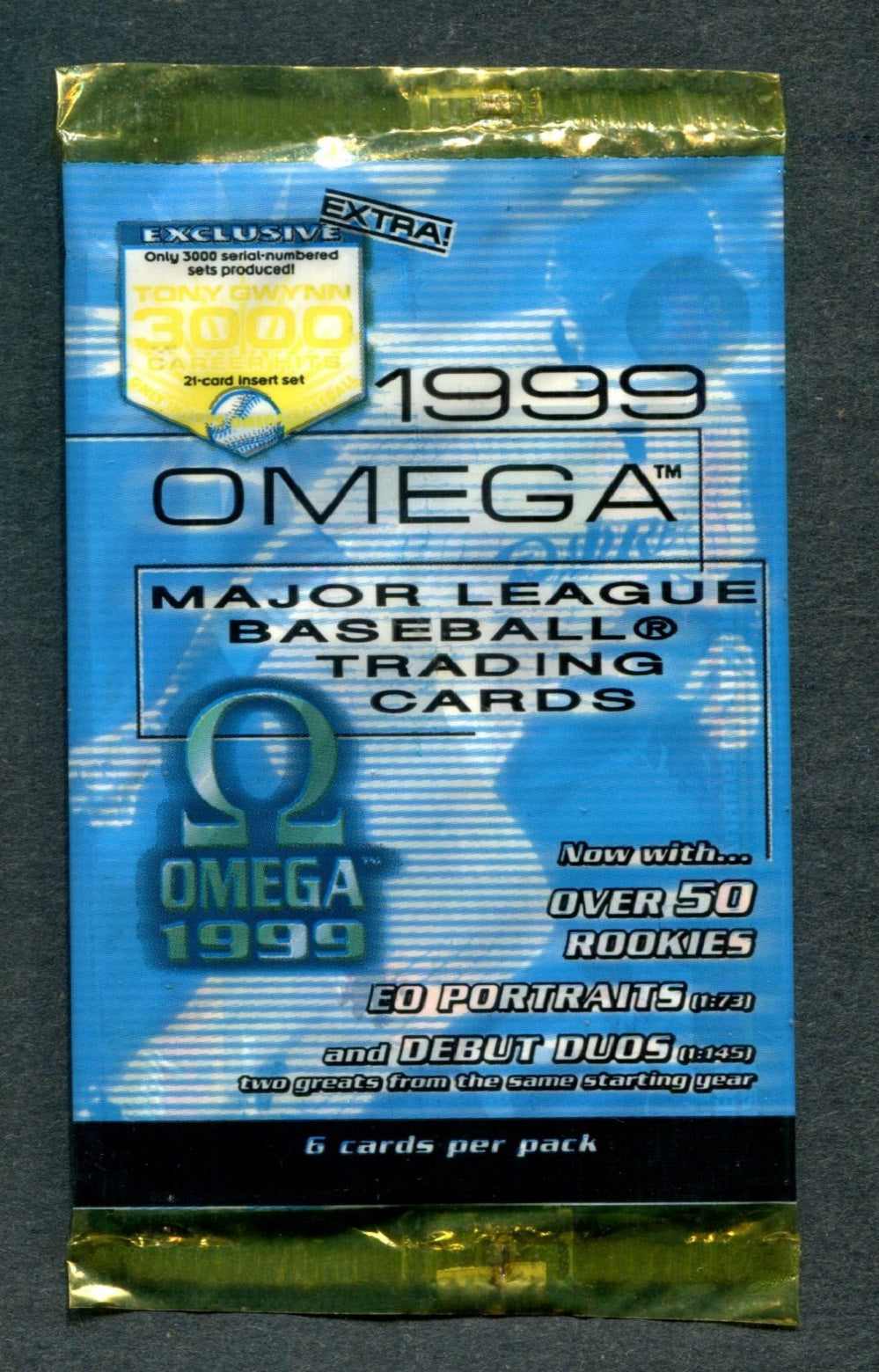 1999 Pacific Omega Baseball Unopened Pack