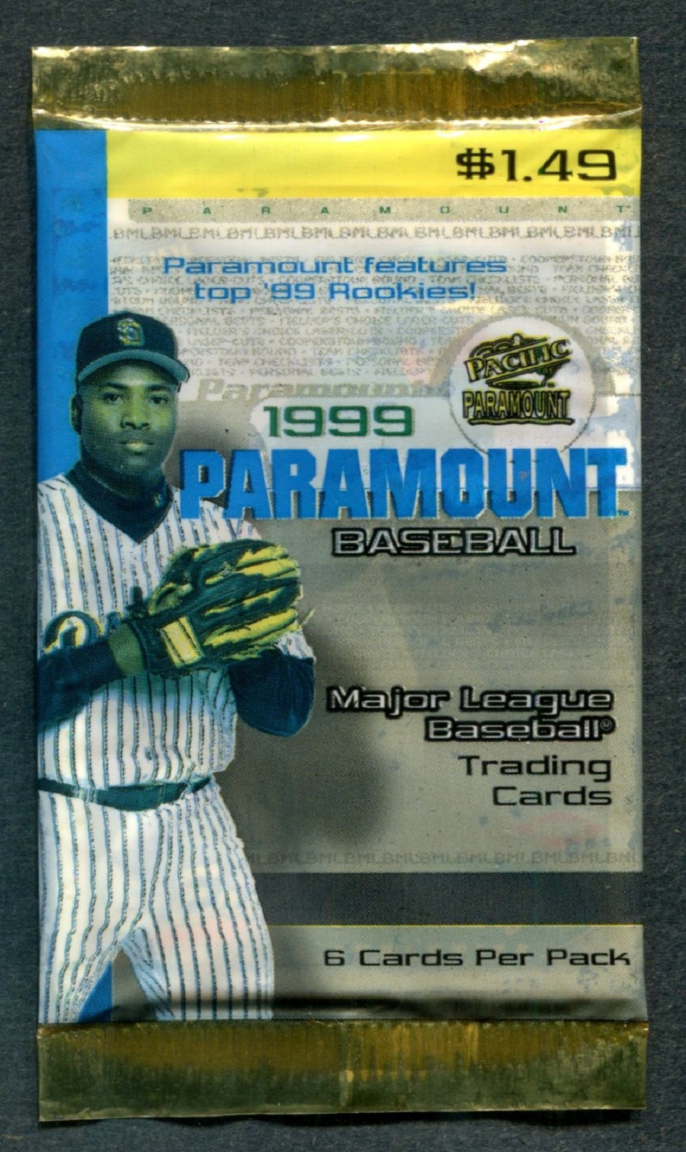 1999 Pacific Paramount Baseball Unopened Pack (Pre-Priced)