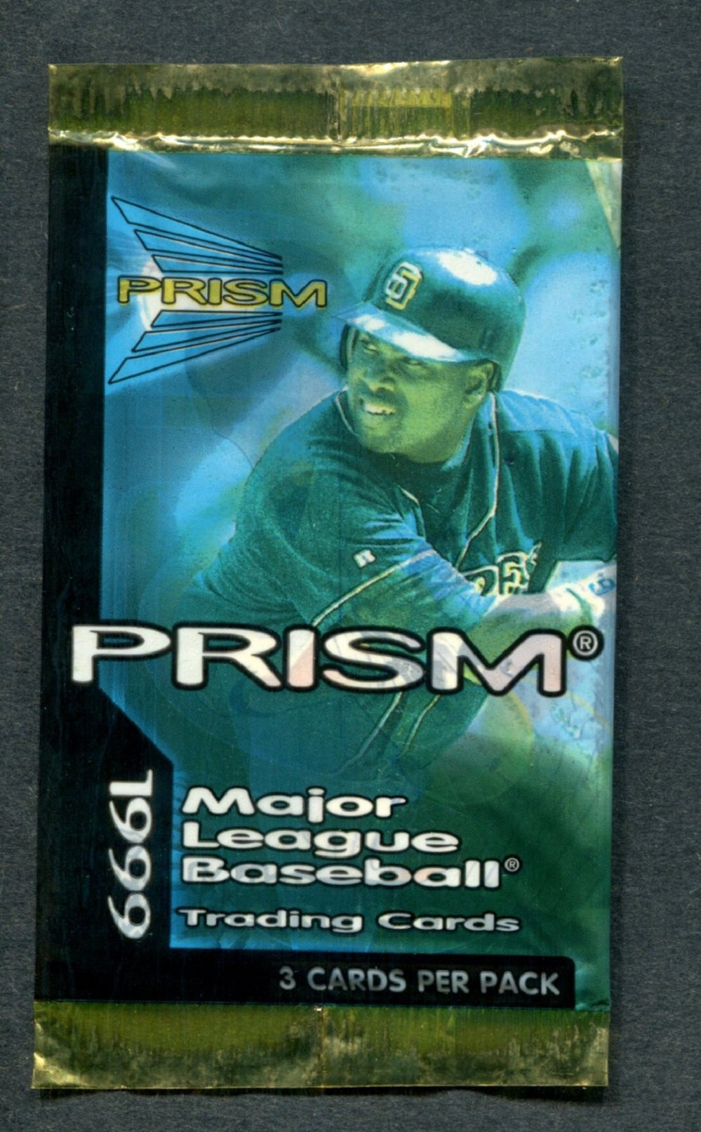 1999 Pacific Prism Baseball Unopened Pack (3 Cards)