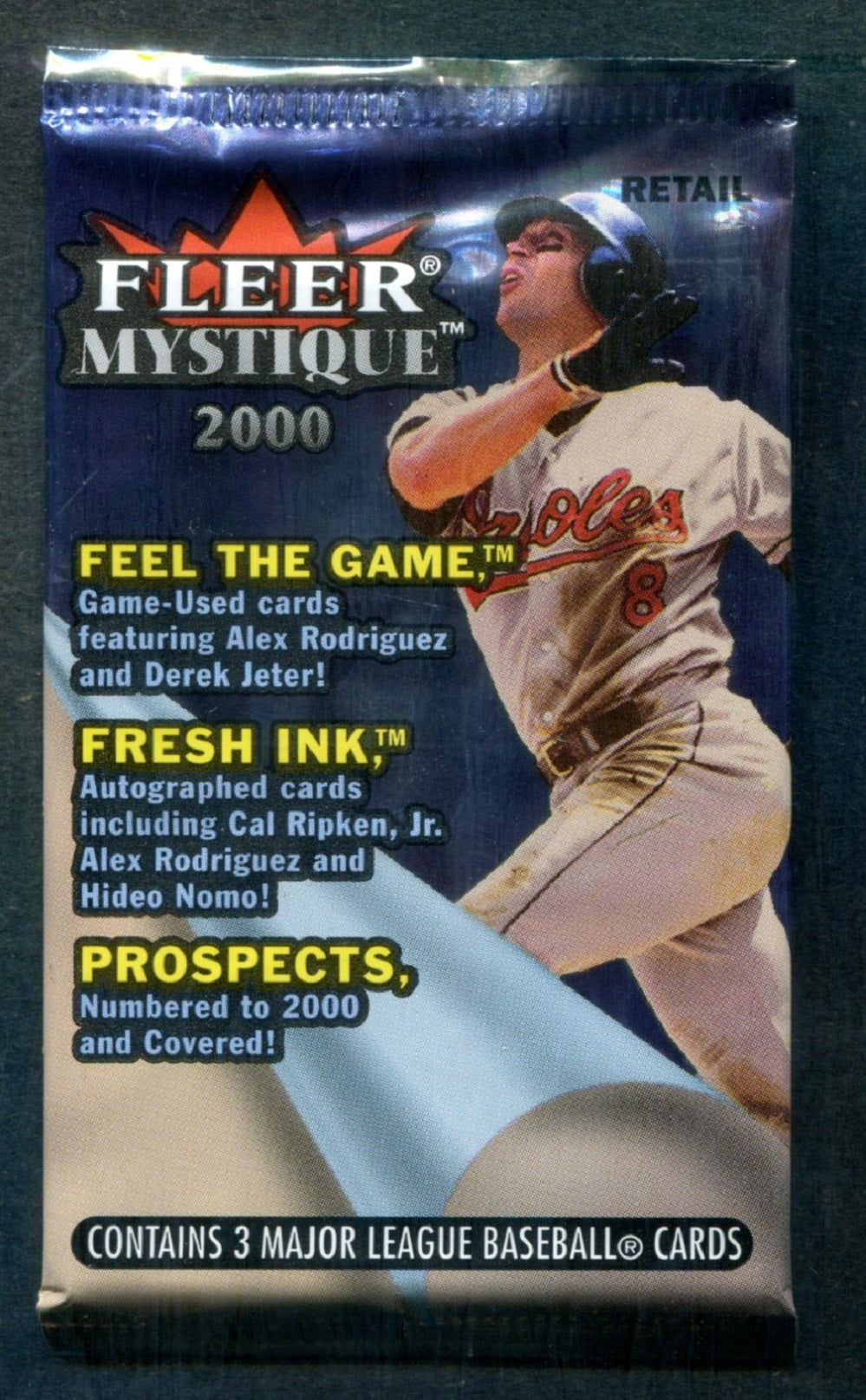 2000 Fleer Mystique Baseball Unopened Pack (Retail)