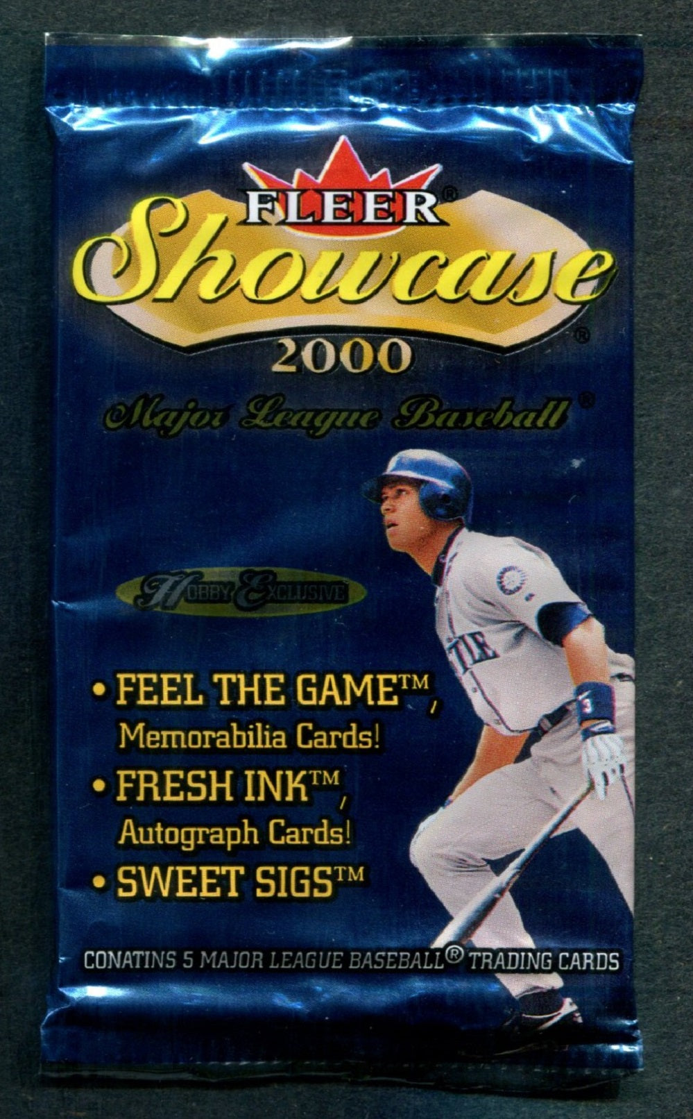 2000 Fleer Showcase Baseball Unopened Pack (Hobby)