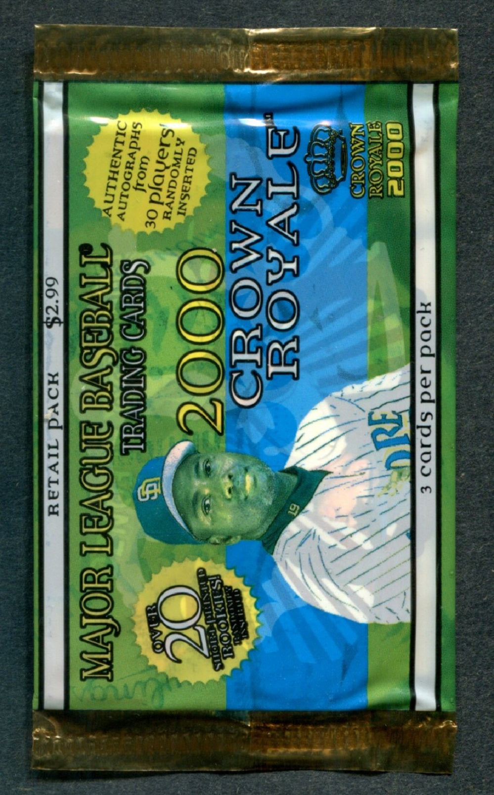 2000 Pacific Crown Royale Baseball Unopened Pack (Retail)