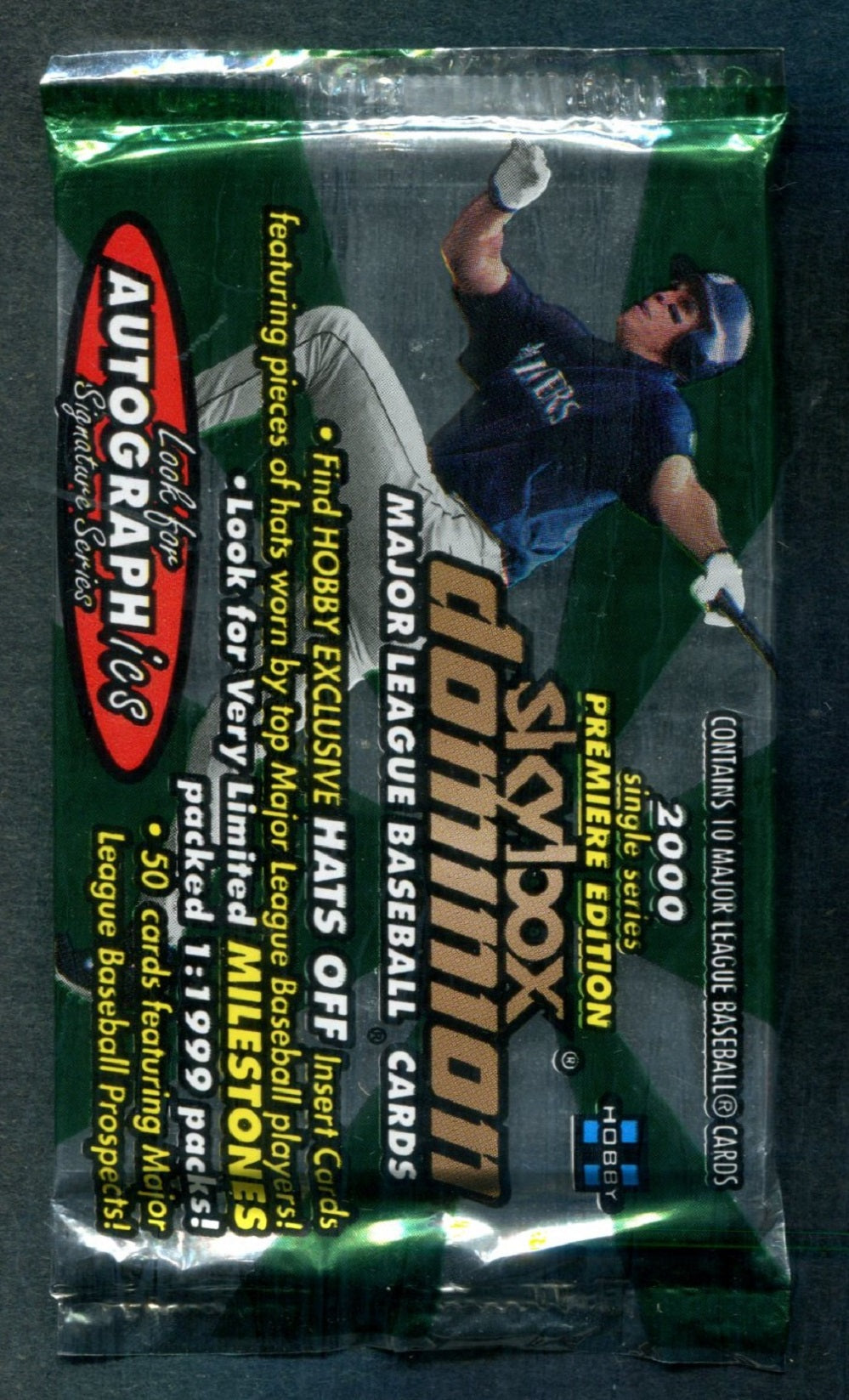 2000 Skybox Dominion Baseball Unopened Pack (Hobby)