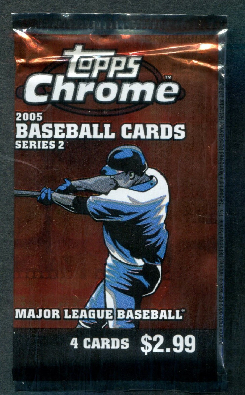 2005 Topps Chrome Baseball Unopened Series 2 Pack (Retail) (Pre-Priced)