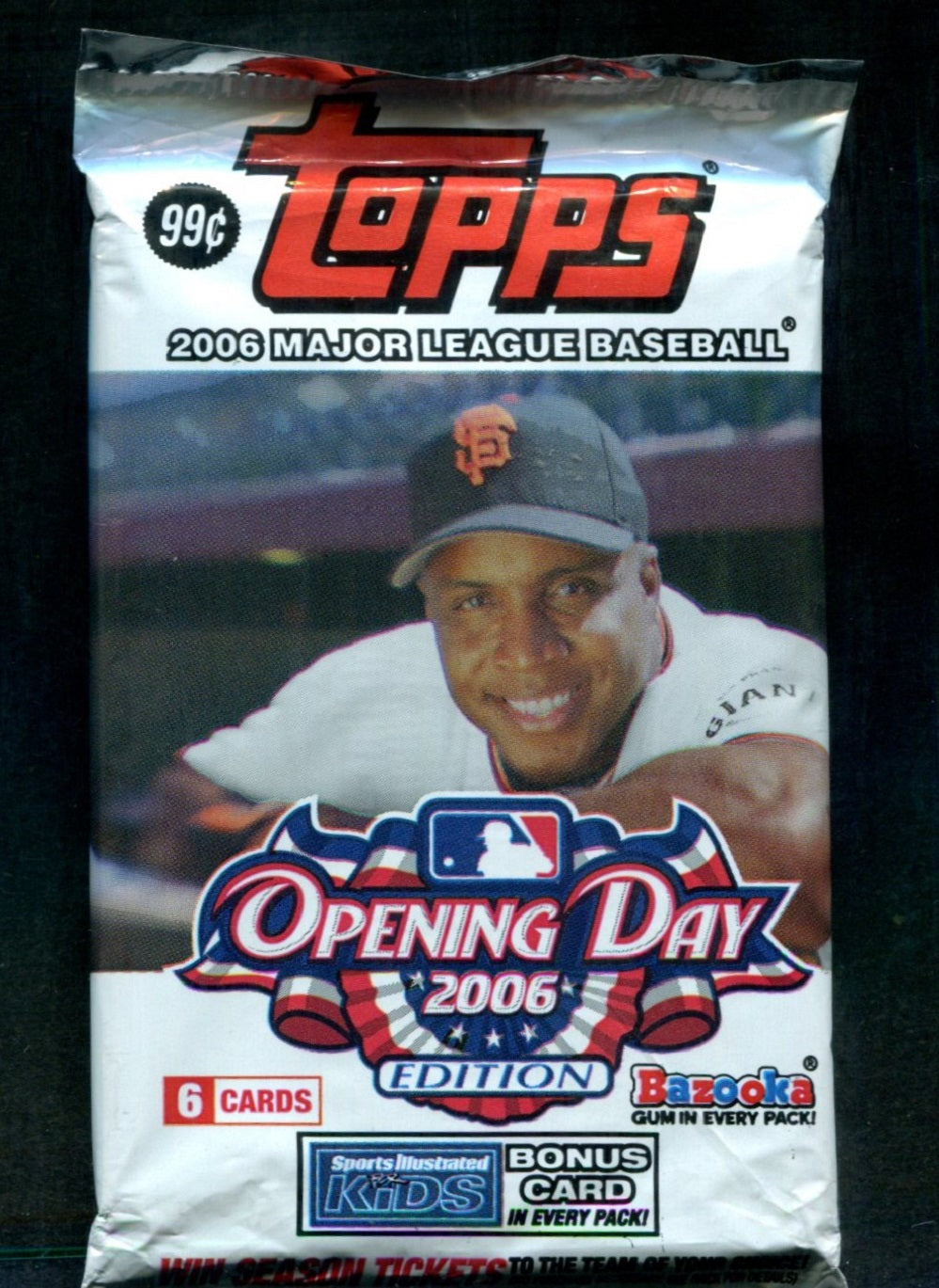 2006 Topps Opening Day Baseball Unopened Pack (Retail)