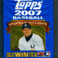 2007 Topps Baseball Updates & Highlights Unopened Pack (6)