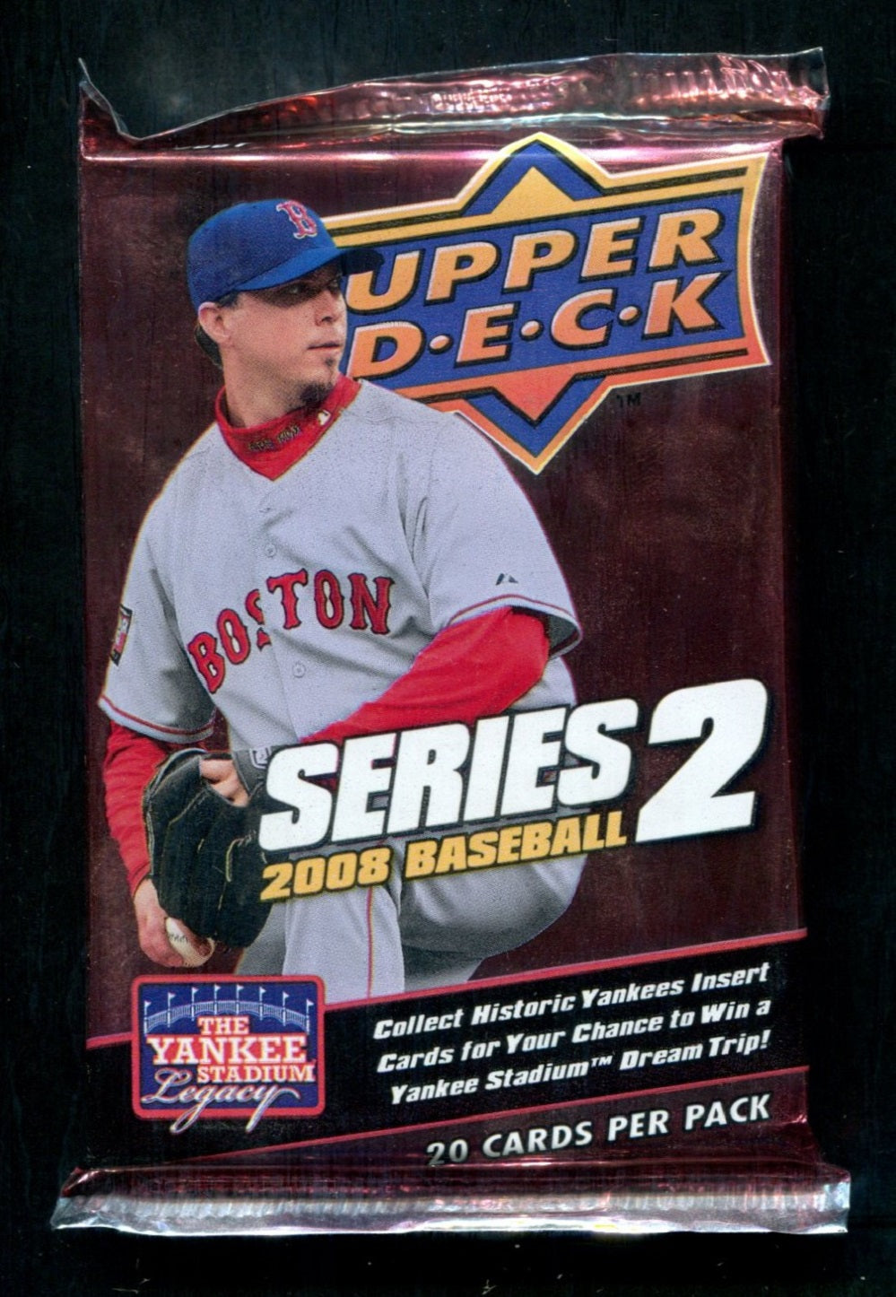 2008 Upper Deck Baseball Unopened Series 2 Jumbo Pack (20 Cards)