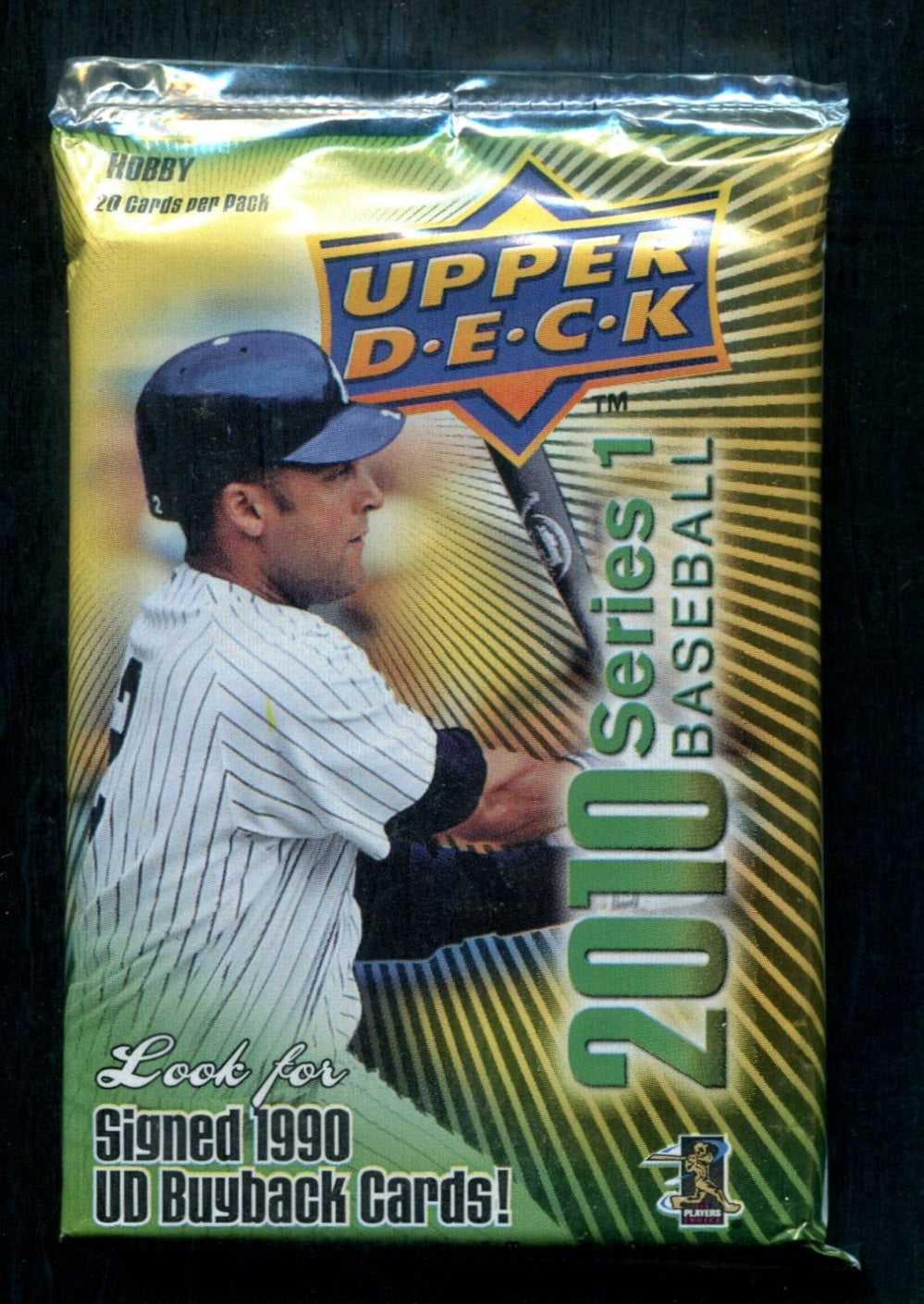 2010 Upper Deck Baseball Unopened Series 1 Jumbo Pack (Hobby)  (20 Cards)