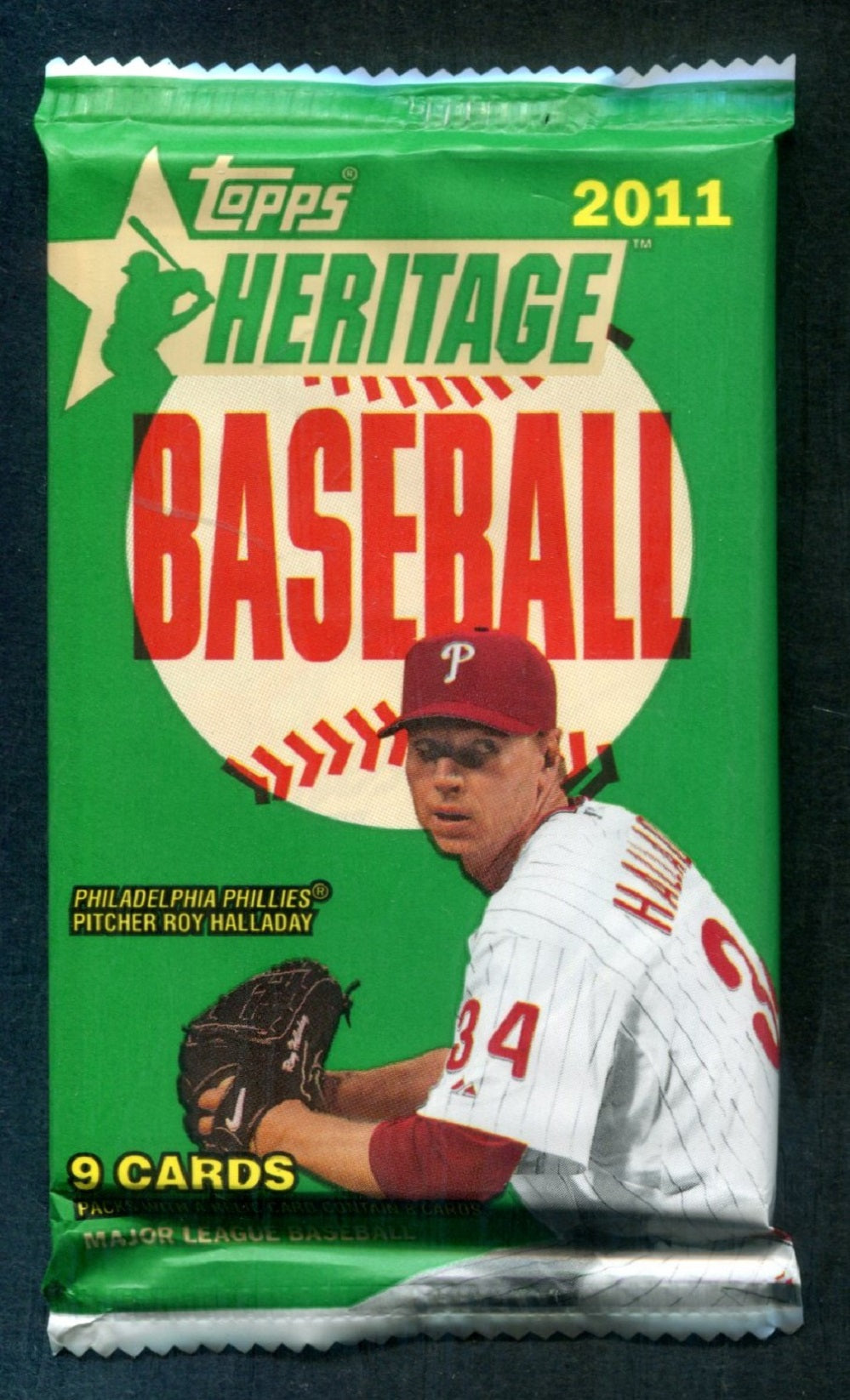 2011 Topps Heritage Baseball Unopened Pack (Retail) (9)