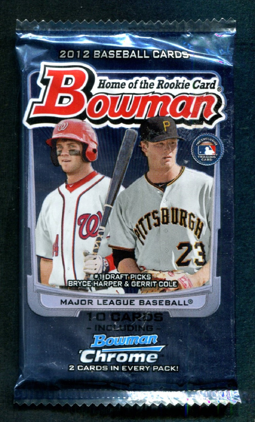 2012 Bowman Baseball Unopened Pack (10 Cards)