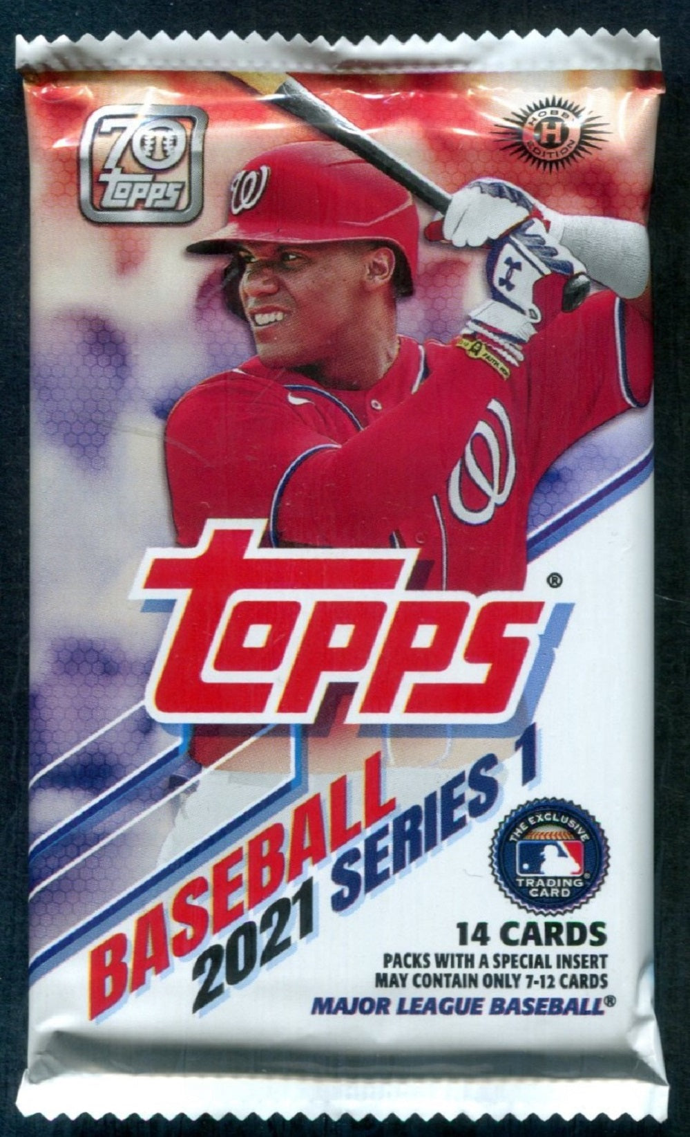 2021 Topps Baseball Unopened Series 1 Pack (Hobby) (14)