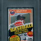 1985 Fleer Baseball Unopened Cello Pack PSA 9 Ryan Top / Schmidt Back *6989