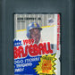 1989 Fleer Baseball Unopened Cello Pack PSA 8 Griffey Jr. Top *6994