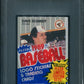 1989 Fleer Baseball Unopened Cello Pack PSA 8 Johnson Back *7000