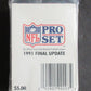 1991 Pro Set Football Final Update Factory Set